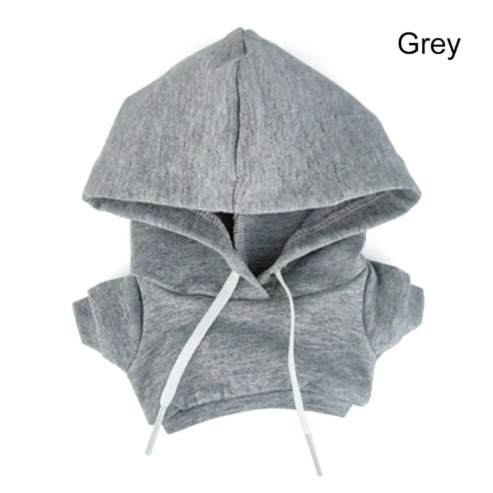 Handmade Fashion Clothes Hoodies For 10/15cm/20cm Cotton Dolls Sweatshirt Outfits For 1/12 BJD Dolls Top For 1/11 1/12 OB11