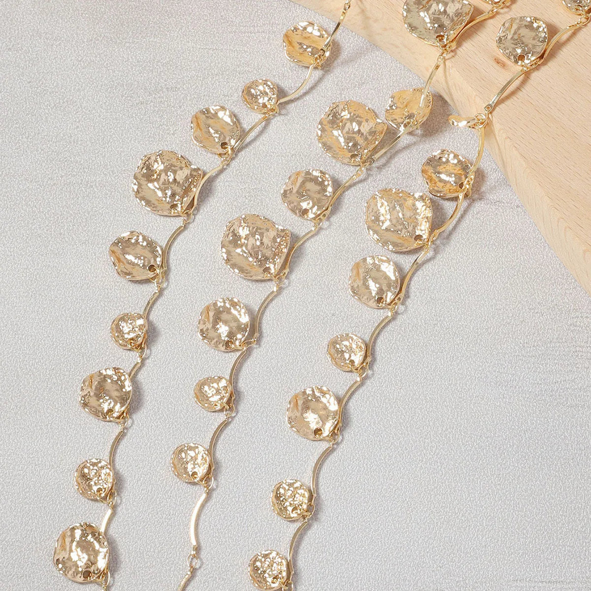 ZAA New Arrival Vintage Metal Long Tassel Earrings for Women Geometric Statement Jewelry Gift