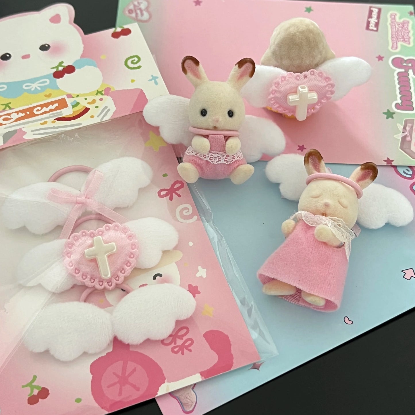 Calico Critters Clothes Anime Figure Doll Mini Accessory Angel wings Doll Clothes Accessory