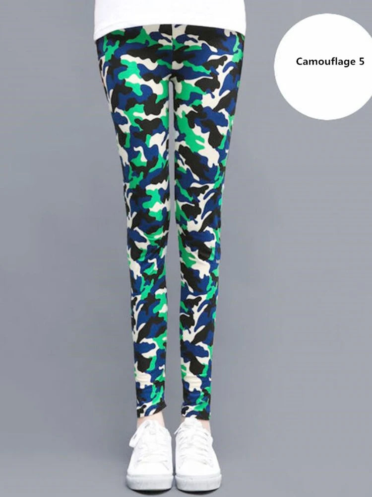 Women Fashion Camouflage Leggings Sexy Print Femme Push Up Pants Casual Camo Sport Workout Fitness Legging