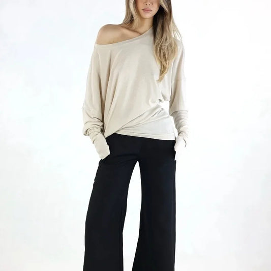 カジュアルTシャツ プリーツ ヴィンテージ シンプル オフショルダーTシャツ Y2K ストリートウェア Tシャツ 韓国風 Y2K トップス サブカルチャー オーバーサイズ グランジ