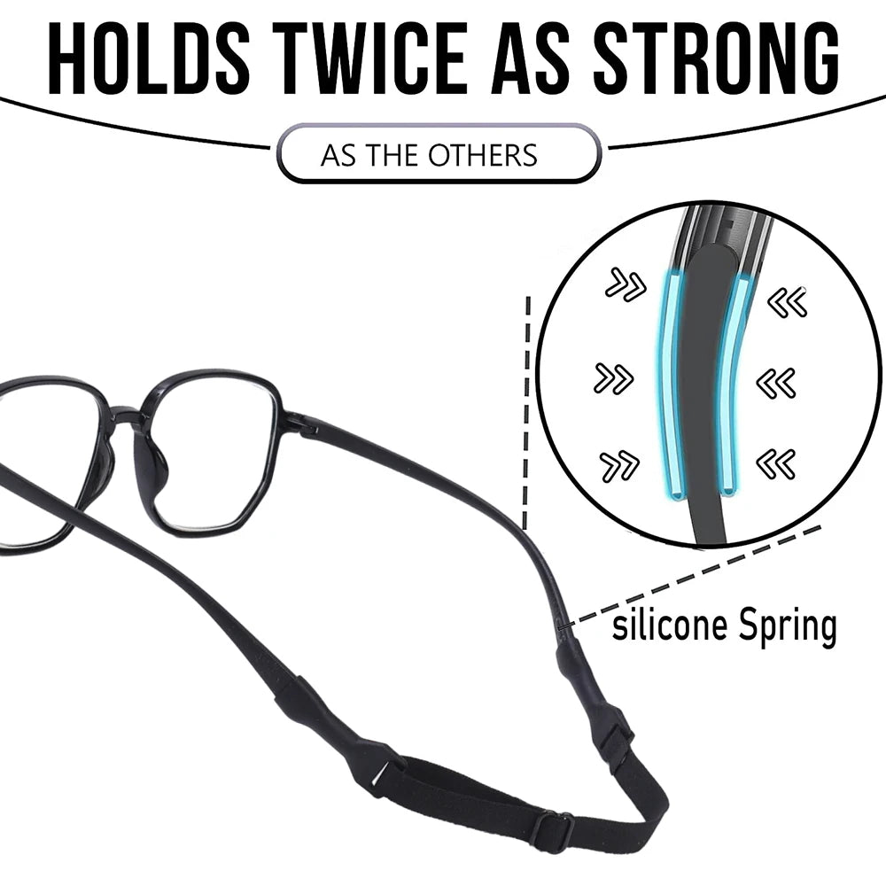 1/5pcs Glasses Chain For Kids Adults Sunglasses Strap Children Glasses Safety Band Strap Retainer Cord Holder Sport Glasses Rope