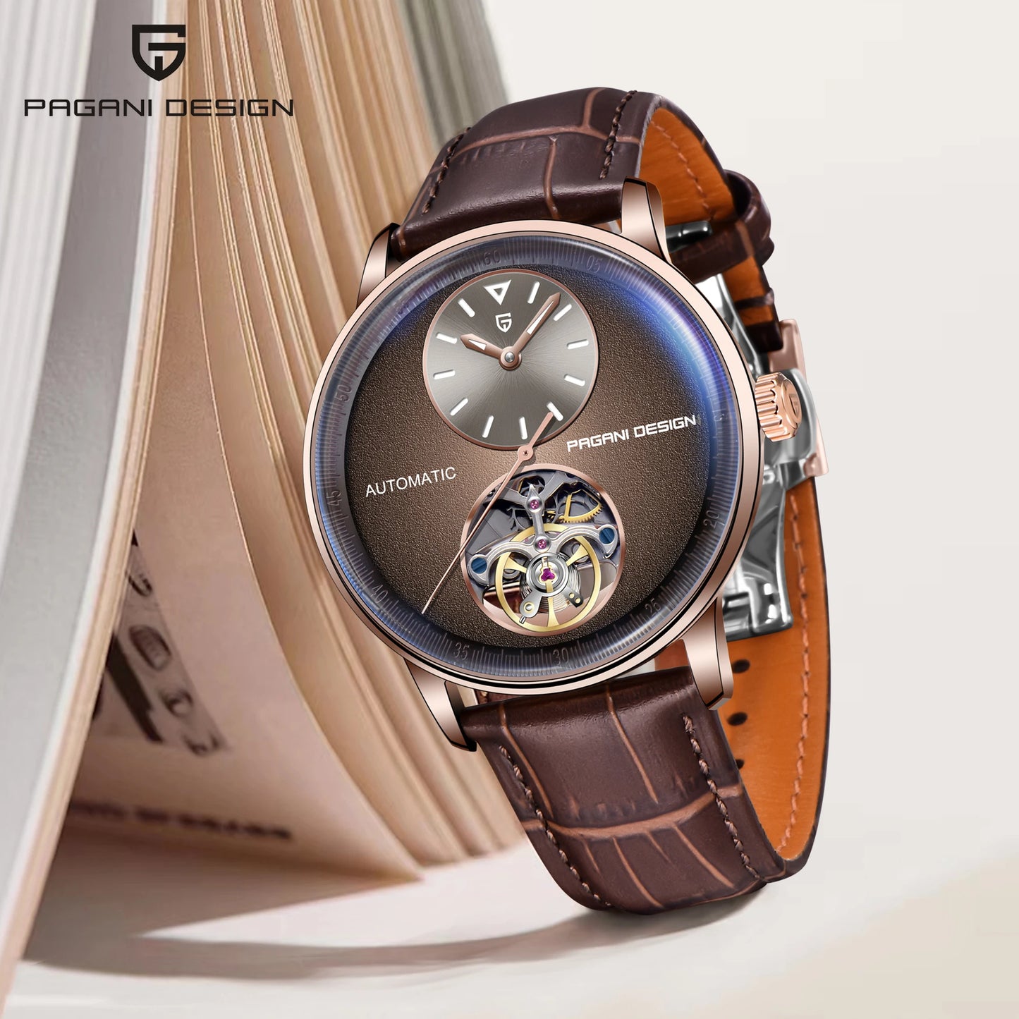 2025 New PAGANI DESIGN Men's Luminous Watch Luxury Tourbillon Mechanical Watches Automatic Sport Shock Resistant Wristwatch Gift