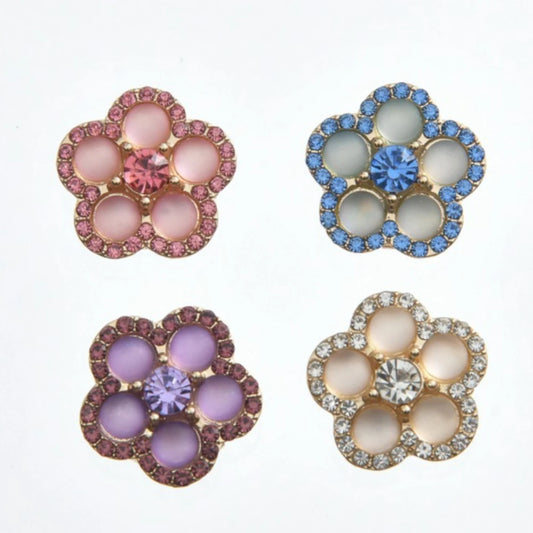 1PCSCross Border Floral シャツカフスボタン ハンドメイドカラー装飾ボタンセット 多用途 デイリーエレベートスタイル ハイエンドアクセサリー