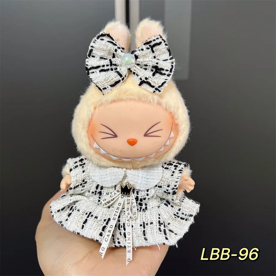 V1 V2 V3 NEW Mini Doll'S Clothes Outfit Accessories for Korea Kpop Exo 17cm Labubu Idol Cool Handsome Clothing Gift