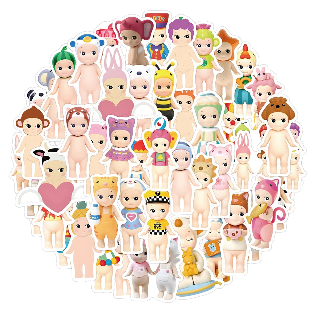 10/30/50/110PCS Kawaii Sonny Angle sticker cartoon cute personality graffiti decal DIY luggage skateboard decal Kids Toy gift