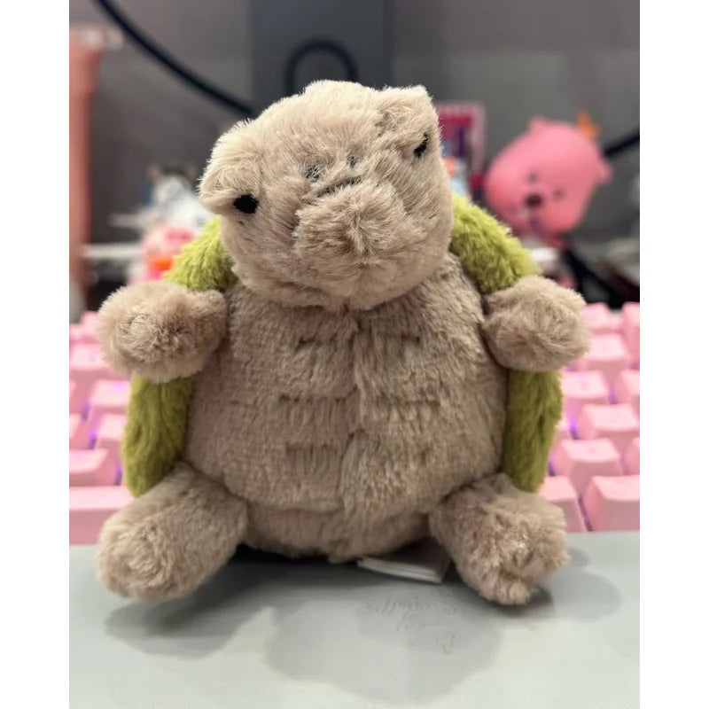 jellycat Mr. Timmy Turtle pendant bag bag charm doll key chain plush turtle toy girl cute gift baby soothing accessories toy