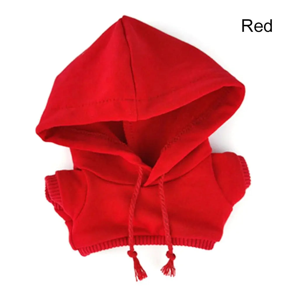 Handmade Fashion Clothes Hoodies For 10/15cm/20cm Cotton Dolls Sweatshirt Outfits For 1/12 BJD Dolls Top For 1/11 1/12 OB11