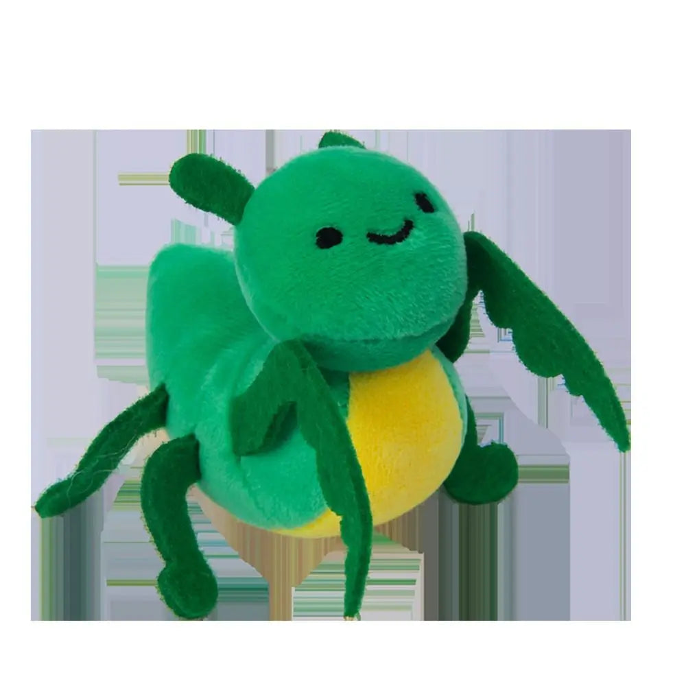 Creative Insect Series Animal Keychain Plush Doll Cartoon Key Pendant Toy Hanging Decoration Car Key Ring