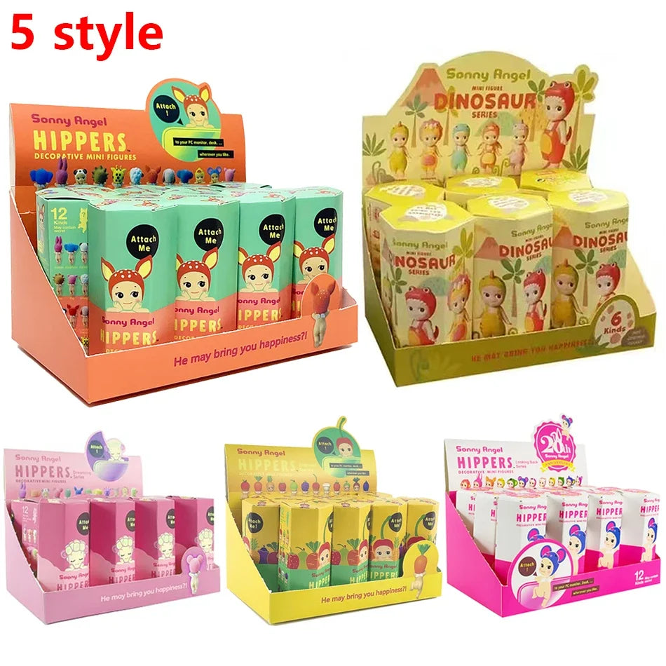Sonny Angel Blind Box 20th Anniversary Hippers Back Dreaming Fruit Vegetable Series Figure Doll Keychain Christmas Gift