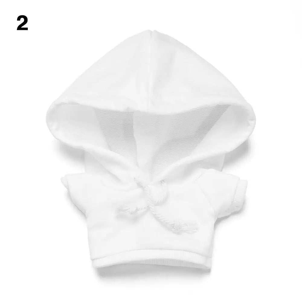 Handmade Fashion Clothes Hoodies For 10/15cm/20cm Cotton Dolls Sweatshirt Outfits For 1/12 BJD Dolls Top For 1/11 1/12 OB11