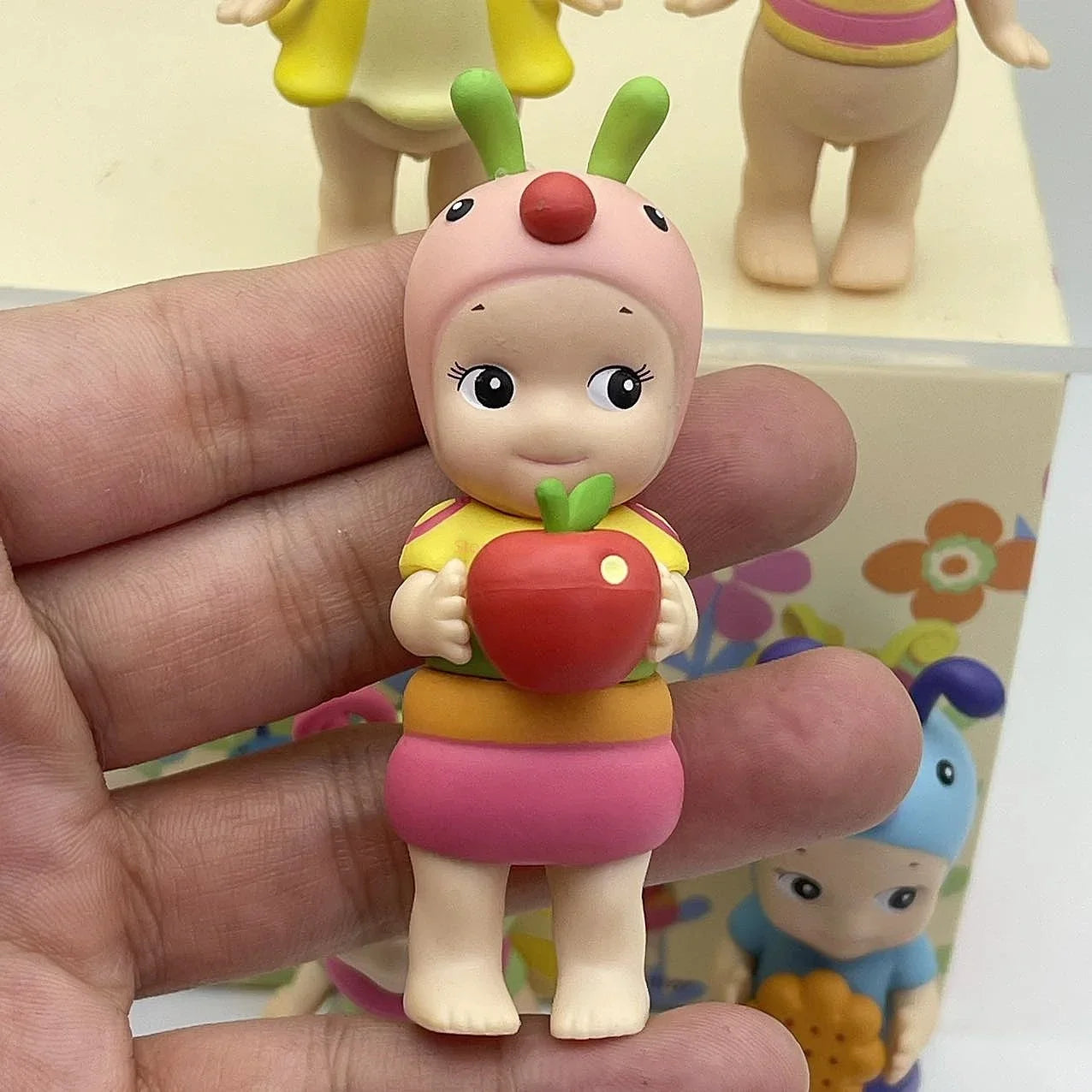6PCS Sonny Angel Blind Box Mini Figure Bug’S World Limited Series Anime Figures Cute Dolls for Children Christmas Birthday Gift