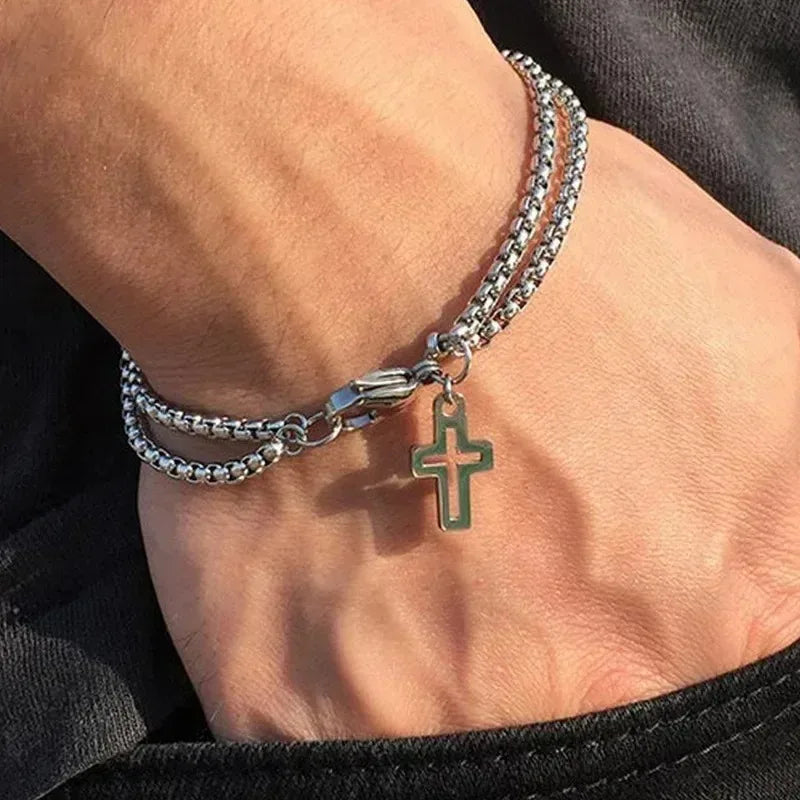2024 New Simple Twisted Stainless Steel Open Bangles for Men Women Delicate Silver Color Cuff Bracelet Fashion Party Jewelry