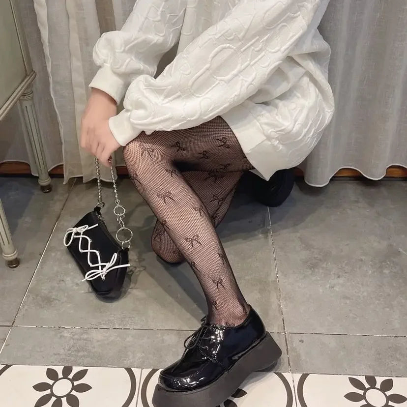 Woman Girls Gothic Cartoon Fishnet Stockings Snake Kuromies Skull Socks Mesh Tights Panties Lolita Plus Size Pantyhose Leggings
