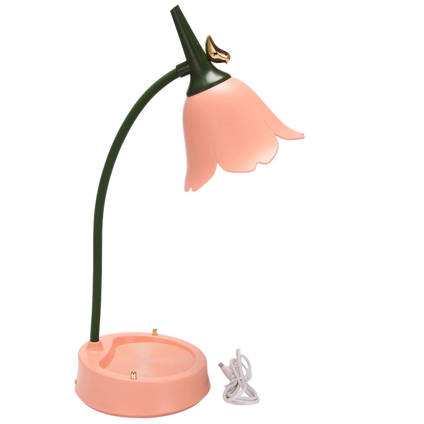 A50I Flower LED Desk Lamp Student Bedroom Lighting Contact Eye Protection USB