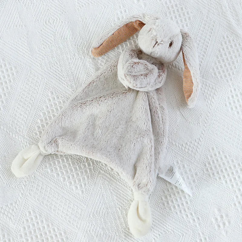 Baby Security Blanket Cartoon Bunny Rabbit Plush Toys Appease Towel Newborn Blankie