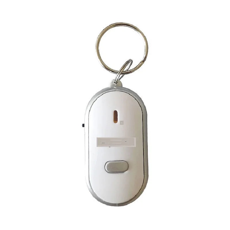 Anti-Lost Key Finder Keychain Flashing Beeping Alarm Key Locator Sound Control Smart Finder With LED Whistle Women's Men's Gift