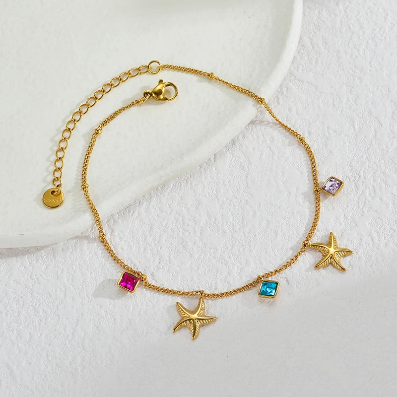 Fashion High Quality Shell Pearl Bracelet Stainless Steel Gold Color For Women Bangle Girl Jewelry Gift