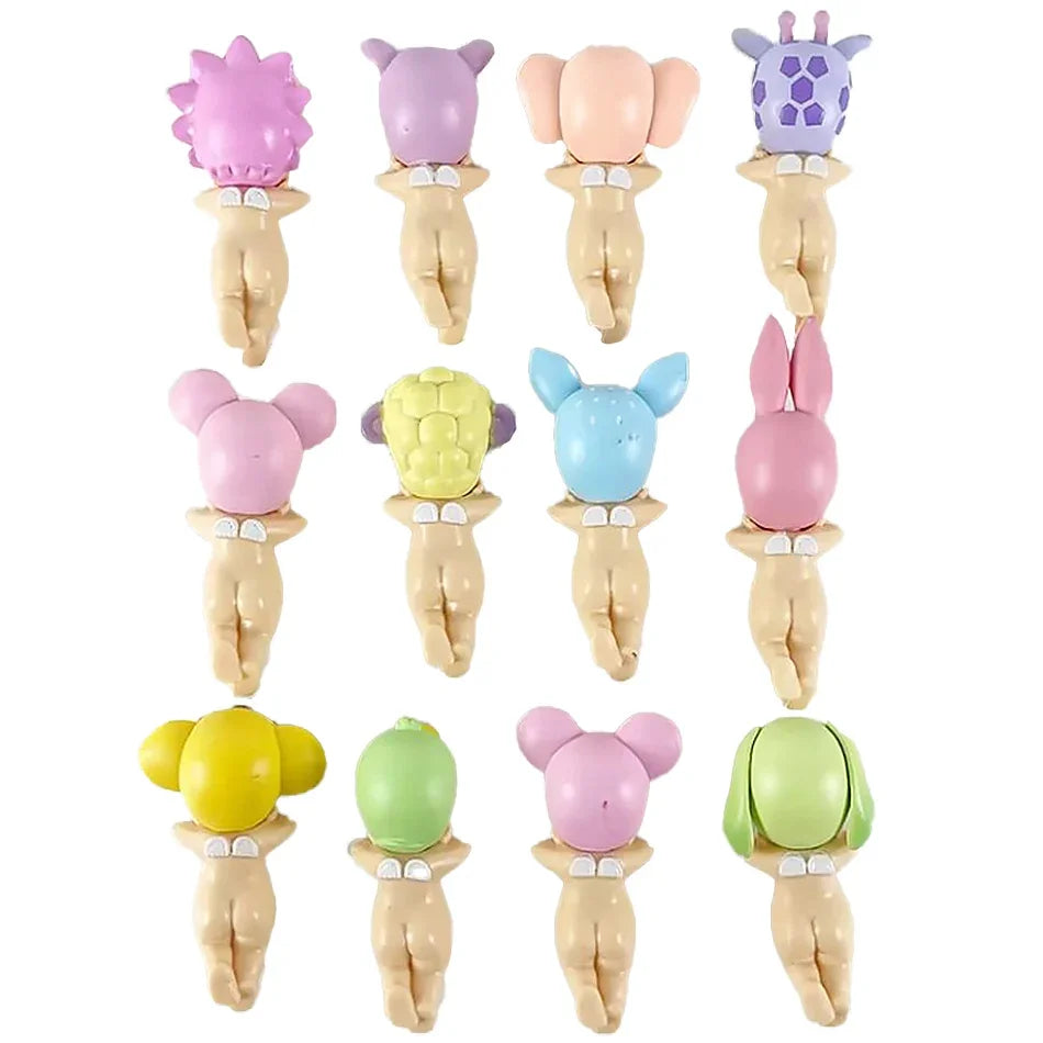 Sonny Angel Blind Box 20th Anniversary Hippers Back Dreaming Fruit Vegetable Series Figure Doll Keychain Christmas Gift