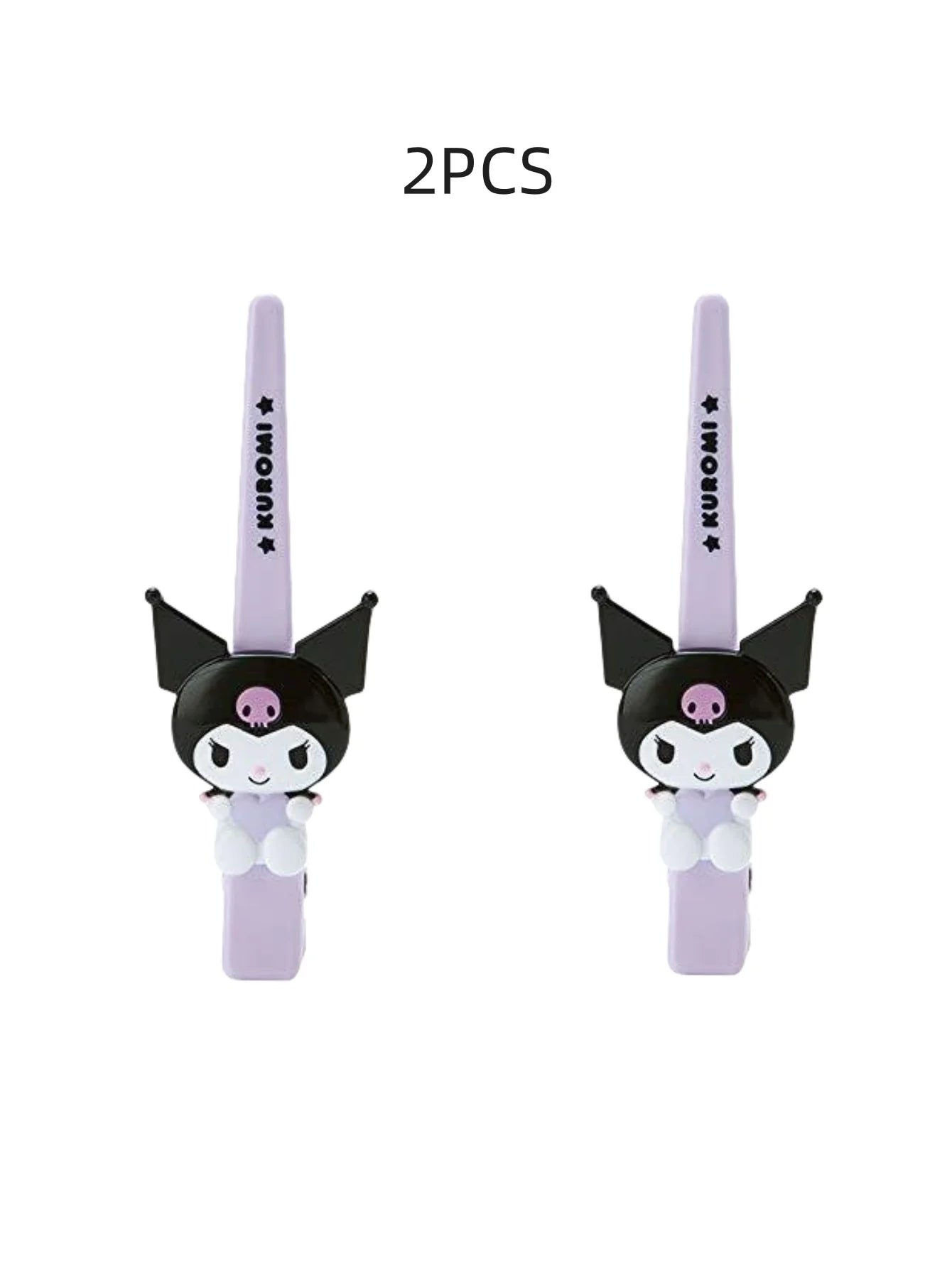 1/2pcs Hello Hairpin Kitty My Melody Kuromi Cinnamoroll Word Clip Headdress Bangs Clips Hair Accessories Gifts