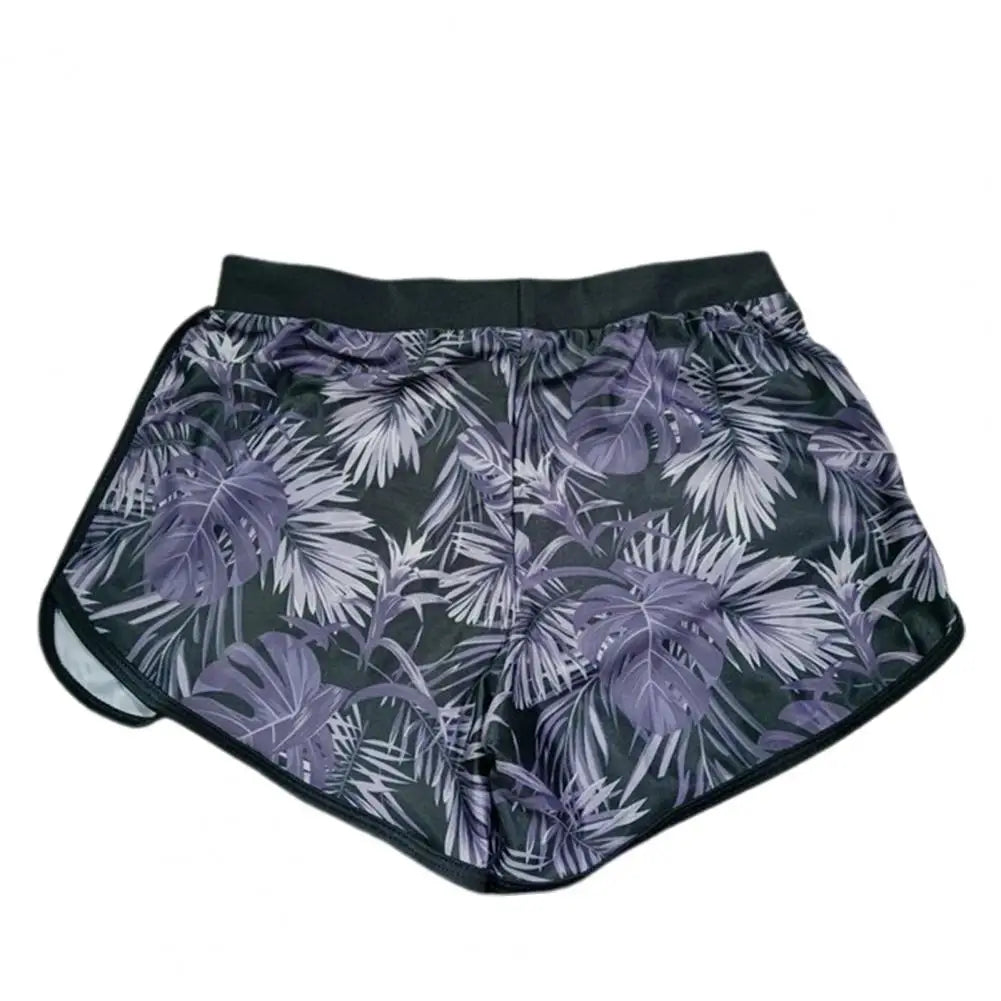 2 Pcs Couple Sport Swimsuit Breathable Leaf Print Long Sleeves Couple Surfing Clothes Diving Bathing Suit Water Sport Swimwear