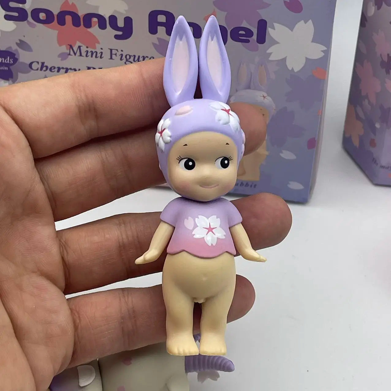 New Sonny Angel Blind Box Mini Figure Cherry Blossom Series Night Version Rabbit Surprise Tideplay Fans Toy Cure Doll Lucky Gift