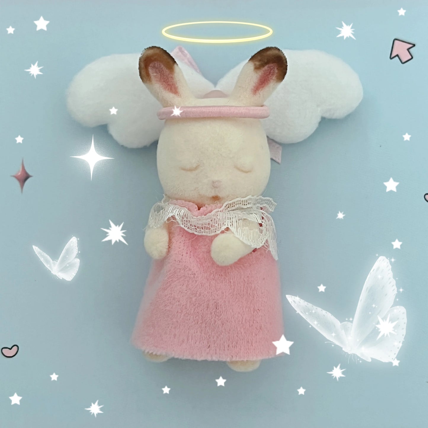 Calico Critters Clothes Anime Figure Doll Mini Accessory Angel wings Doll Clothes Accessory