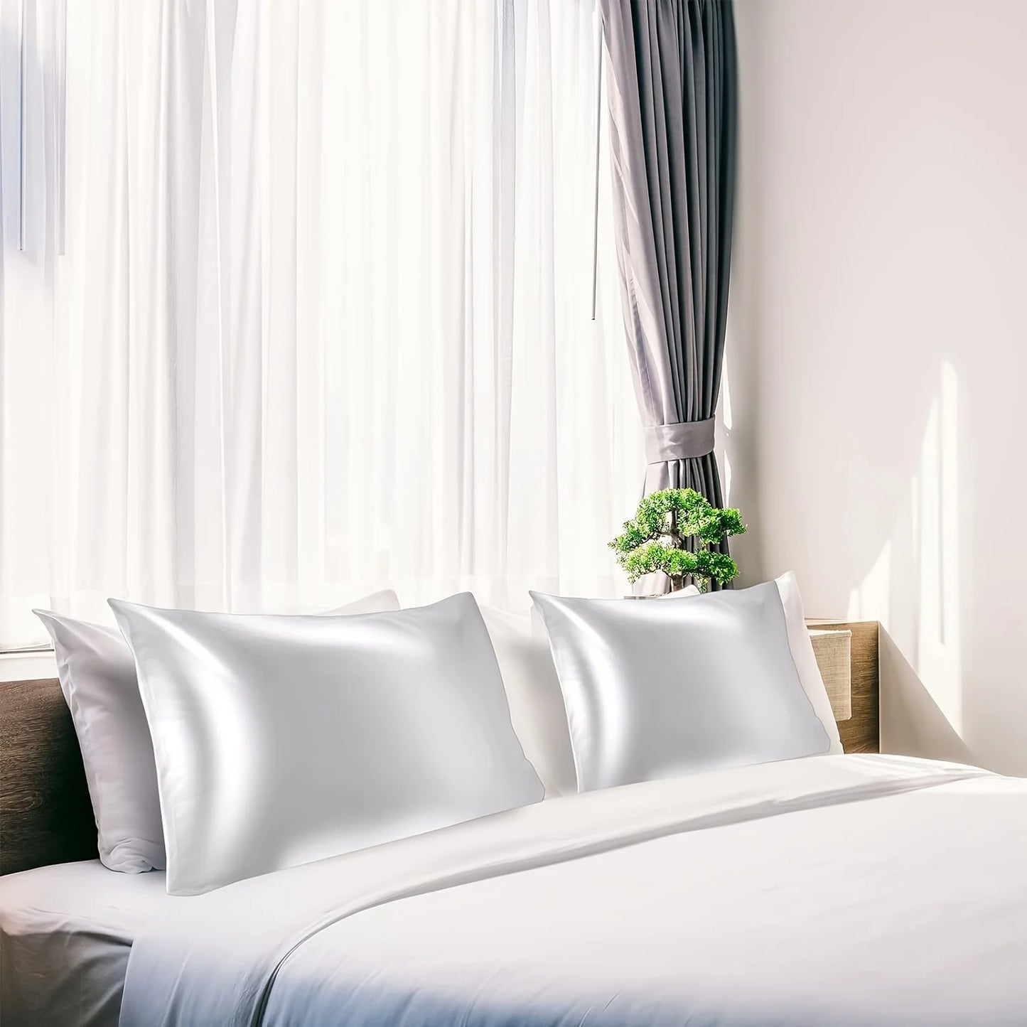 1pc Boost Beauty Sleep Silky Satin Pillowcases: Cooling, Hair and Skin-Friendly, Easy-Care