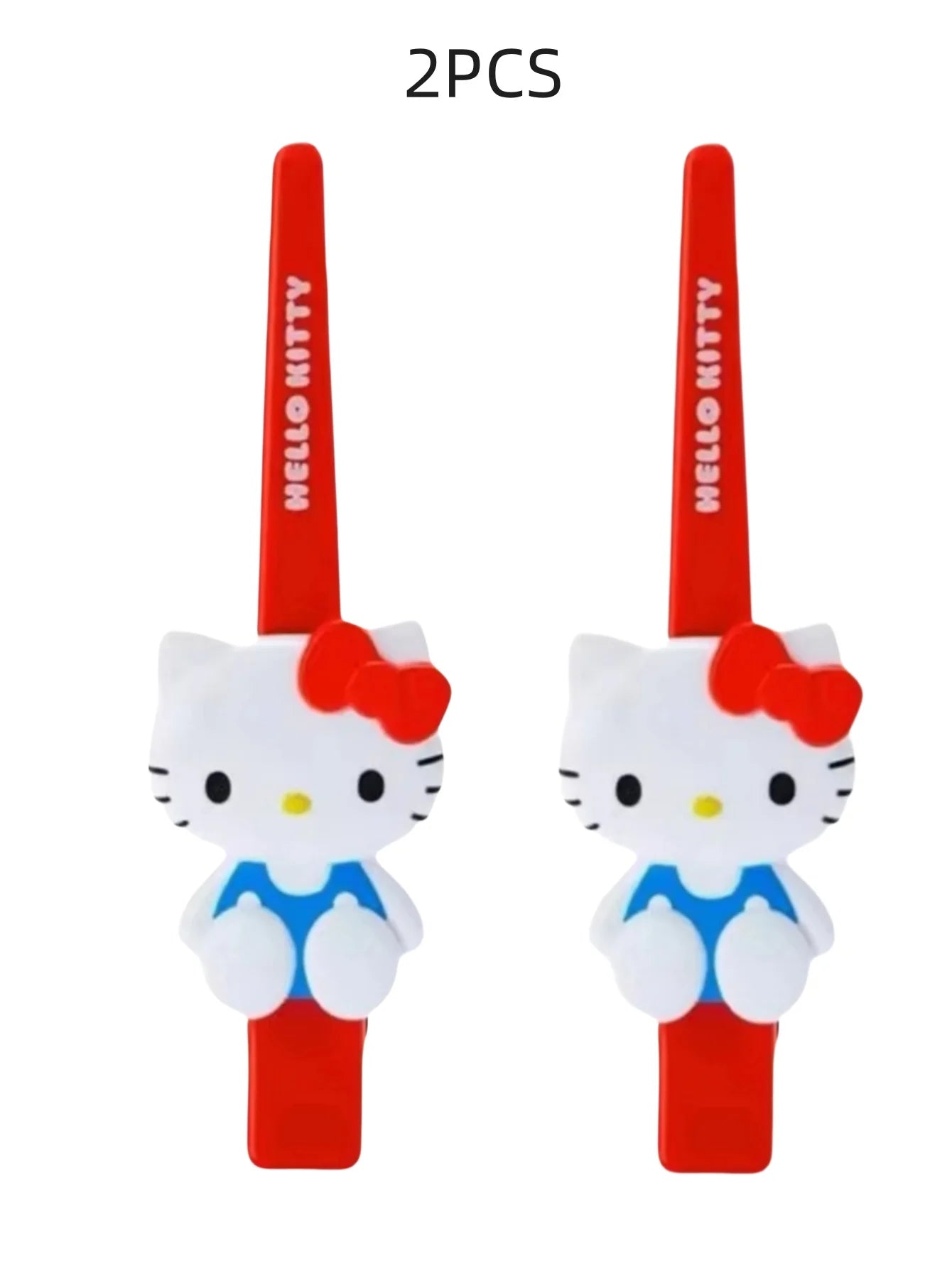 1/2pcs Hello Hairpin Kitty My Melody Kuromi Cinnamoroll Word Clip Headdress Bangs Clips Hair Accessories Gifts