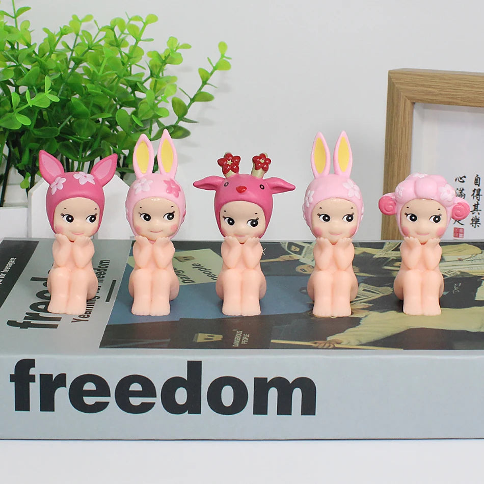 2025 Hot Sell Sonnes Angels Cherry Blossom Series Anime Figures Ornaments Dolls Fans Children Gift Random