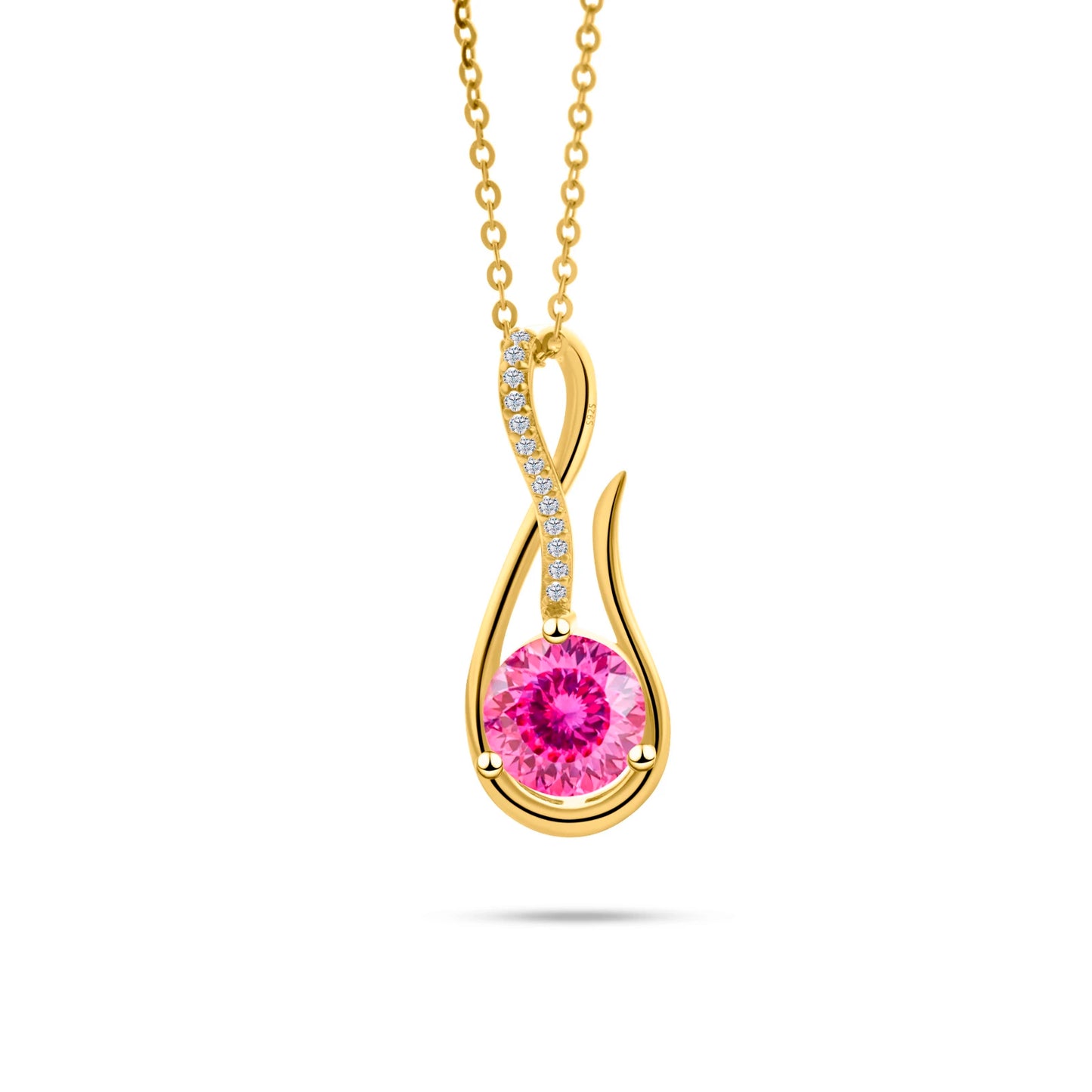 925 Sterling Silver Necklace 2CT D Color Moissanite Music Symbol Necklace Women's Anniversary Fine Jewelry mama Necklace