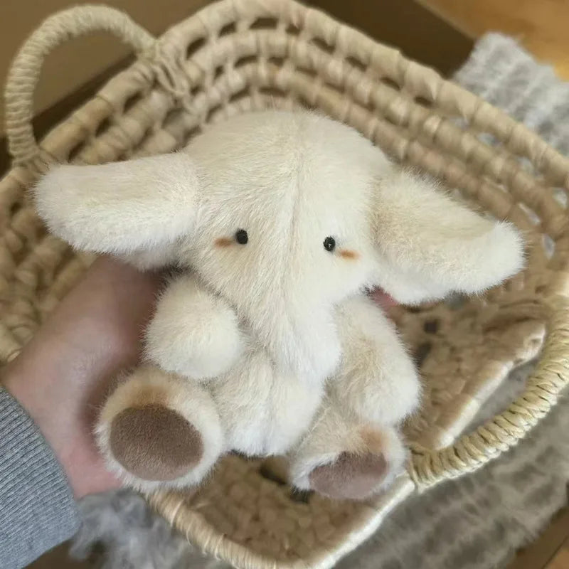 1pc Adorable Big Ears Baby Elephant Plush Toy, Soft Polyester Furry Elephant Doll Pendant, Perfect for Birthday Gift