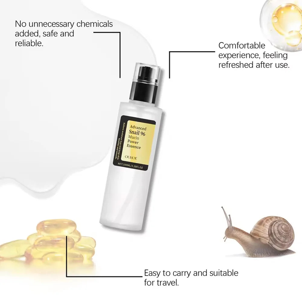 Advanced Snail 92/96 Mucin Power Essence/Cleanser/Cream Moisturizing Smoothing Nourishing High-end Hydrate Facial Skin Care