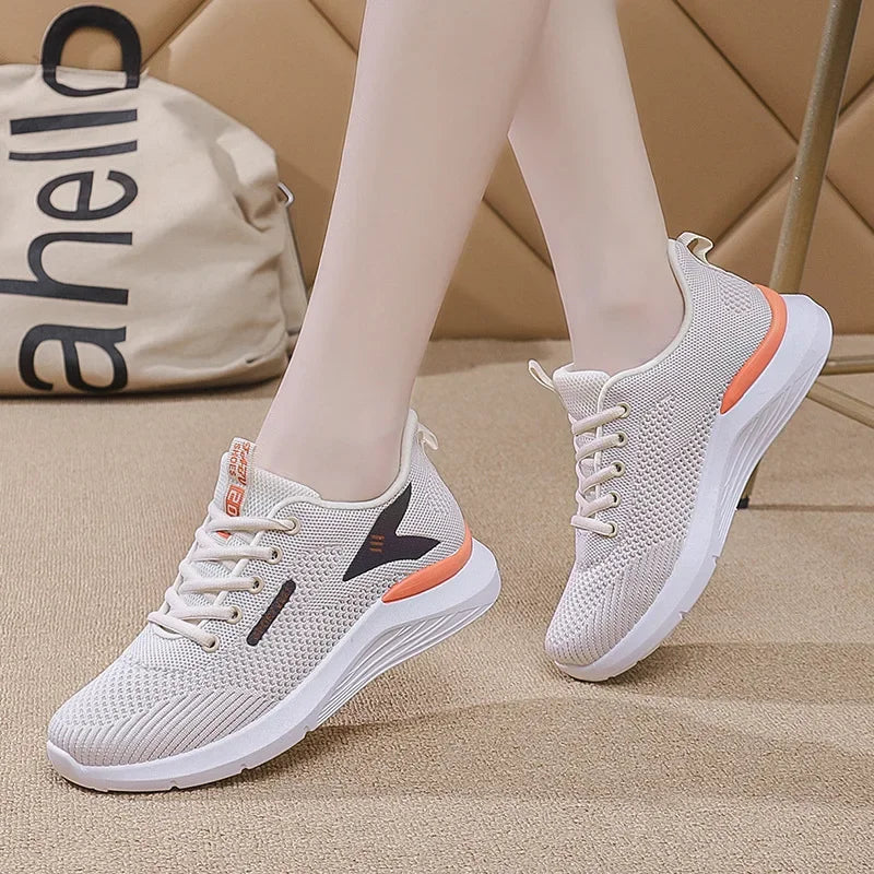 Women's Sneakers 2025 New Spring and Summer Fashion Versatile Soft Sole Lightweight Casual Running Shoes for Children