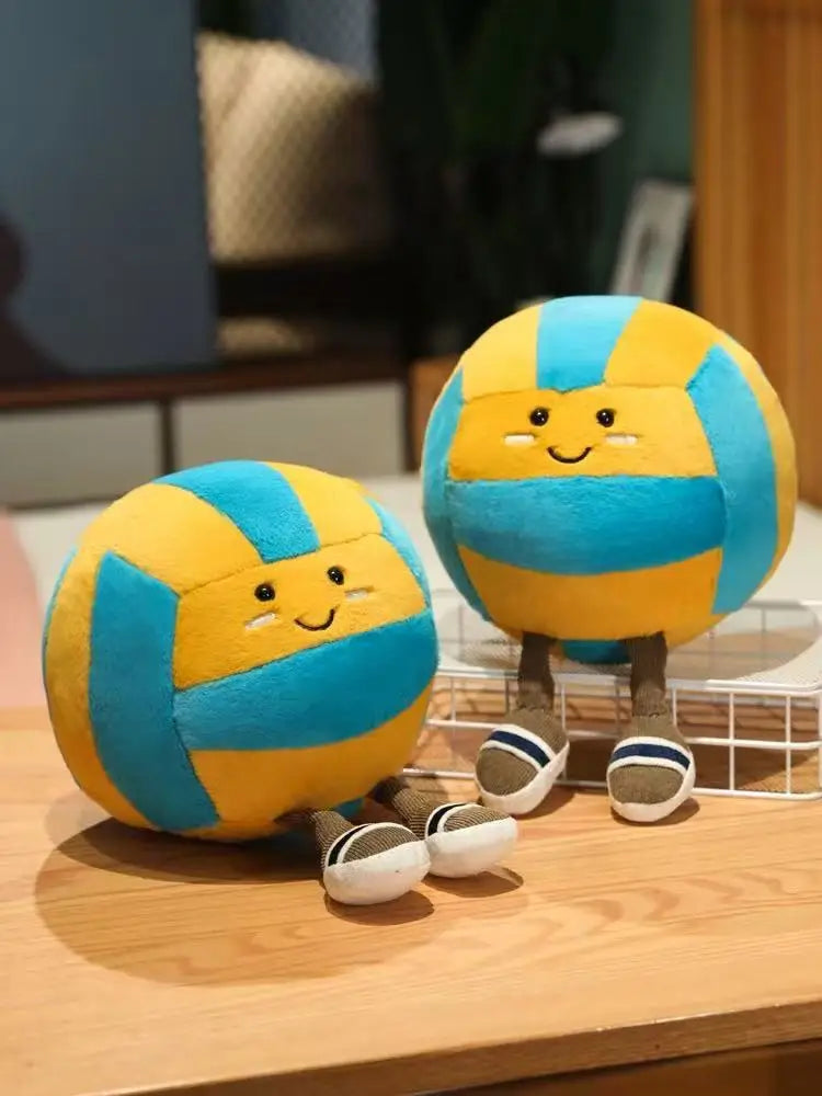 Jellycat New Volleyball Doll Plush Toy Handmade Doll Cartoon Anime Cute Pillow Cushion Home Children's Birthday Gift Doll