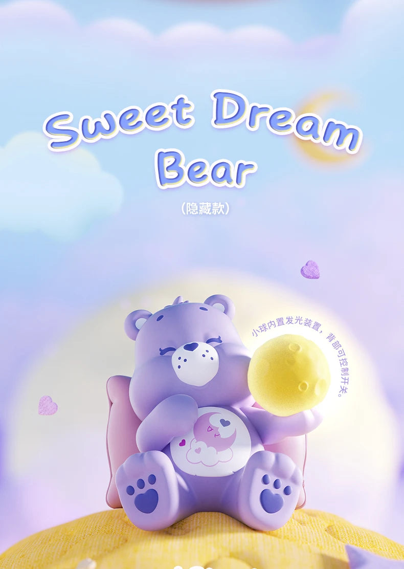 FUNISM Original Genuine CareBears Healing Planet Series Blind Box Figures Model Handmade Desktop Ornament Toy Birthday Gift