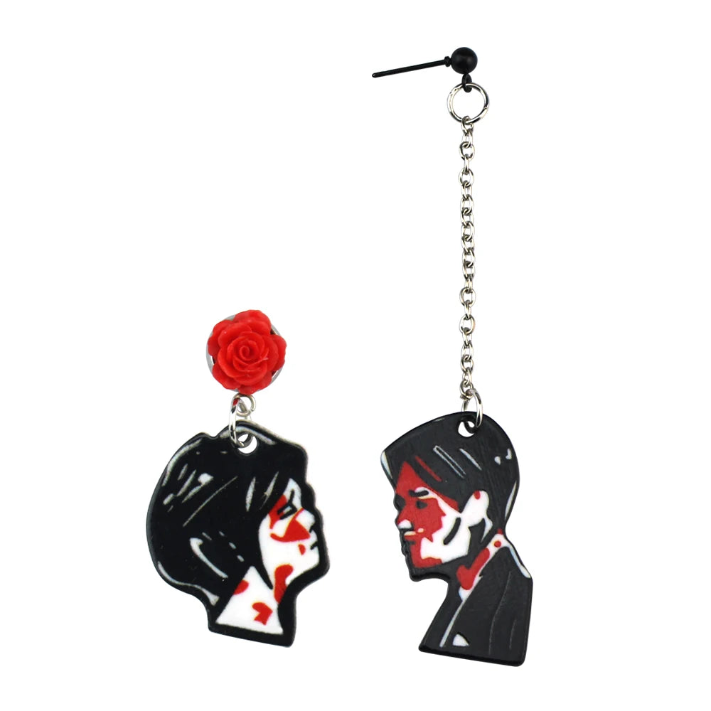 Rock Band My Chemical Romance Necklaces Cosplay MCR Stainless Steel Pendant Necklace Fashion Geometric Jewelry Gifts