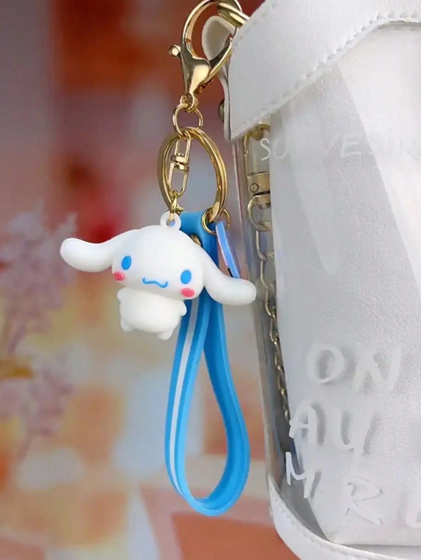 1Pc Adorable Cartoon Kuromi Hello Kitty Keychain - Y2K Style PVC with Cute Design for Women- Schoolbag Decor Accessory