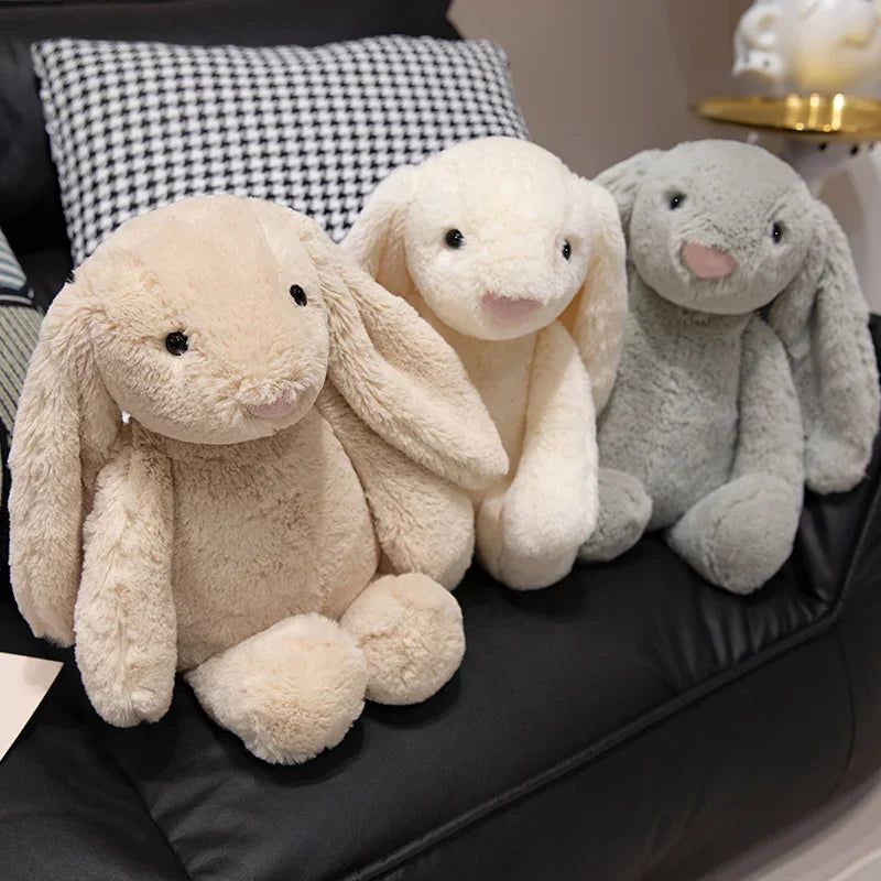 Kawaii Long Ear Rabbit Plush Toy Stuffed Toy Bunny Doll Babies Sleeping Companion Plush Doll Children's Gift