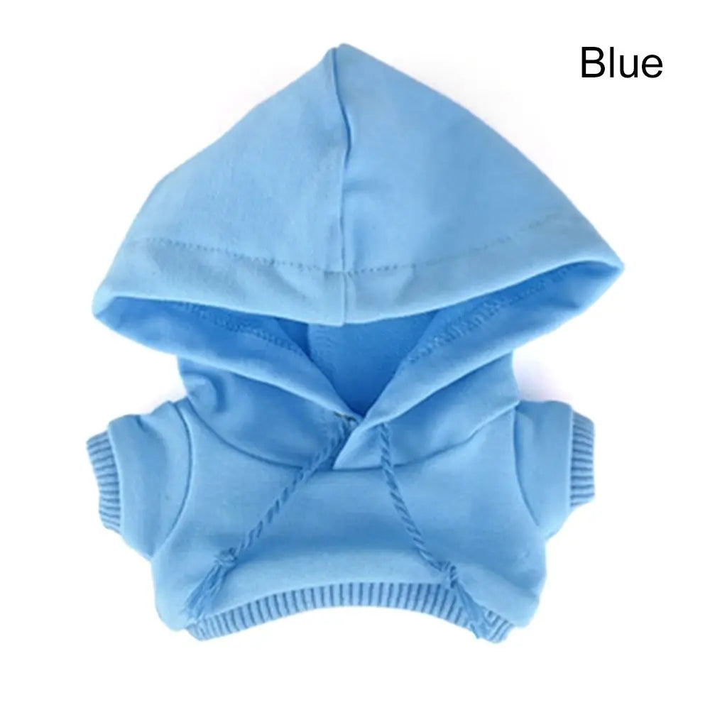 Handmade Fashion Clothes Hoodies For 10/15cm/20cm Cotton Dolls Sweatshirt Outfits For 1/12 BJD Dolls Top For 1/11 1/12 OB11