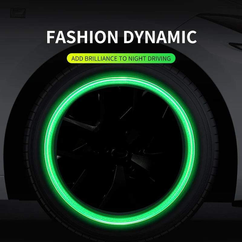 4pcs/set Luminous Car Tire Valve Cap Fluorescent Night Glowing Decor For BYD S6 S7 S8 F3 F6 F0 M6 G3 G5 G7 E6 L3 T3 13 E5 E6