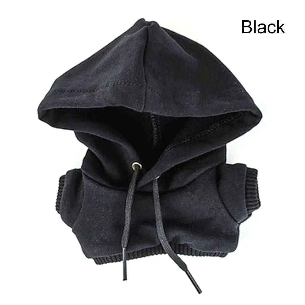 Handmade Fashion Clothes Hoodies For 10/15cm/20cm Cotton Dolls Sweatshirt Outfits For 1/12 BJD Dolls Top For 1/11 1/12 OB11