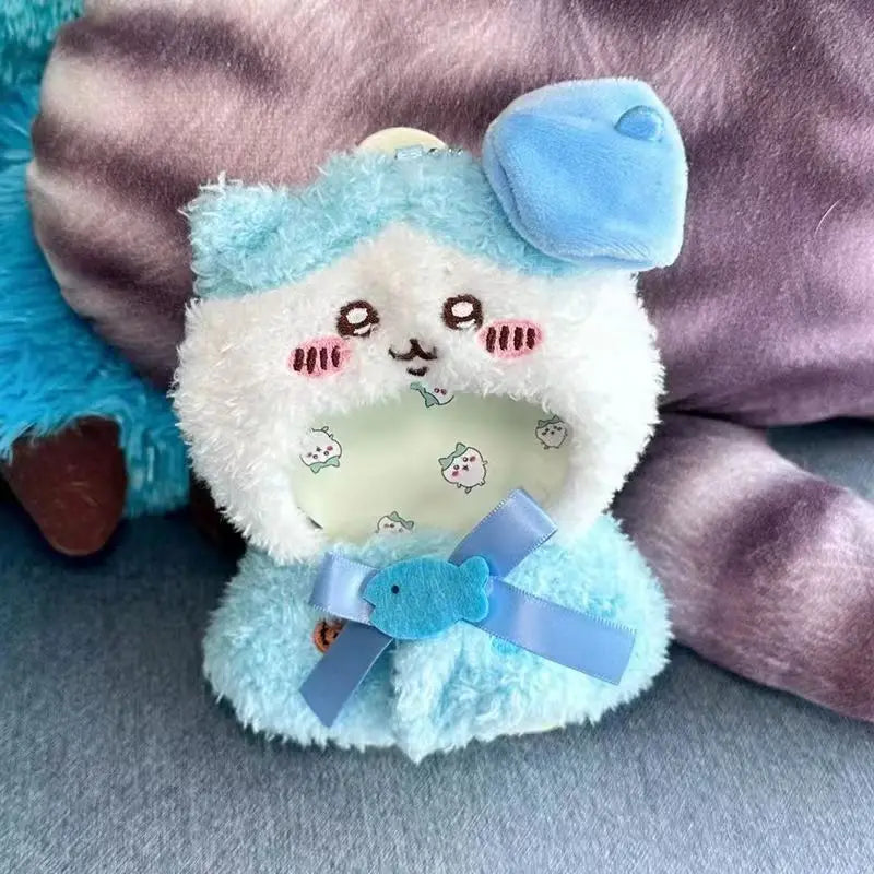 JIYI ChIkawas Cute Little Eight Usaki Flying Squirrel Chestnut Head Pendant Baby Clothes 12cm Doll Cross-dressing Doll Clothes