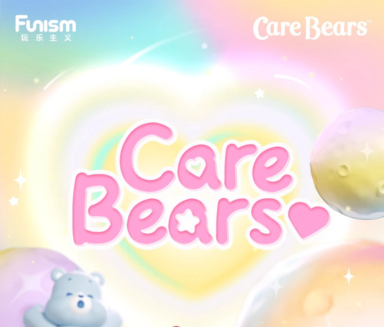 FUNISM Original Genuine CareBears Healing Planet Series Blind Box Figures Model Handmade Desktop Ornament Toy Birthday Gift