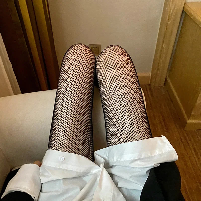 Woman Girls Gothic Cartoon Fishnet Stockings Snake Kuromies Skull Socks Mesh Tights Panties Lolita Plus Size Pantyhose Leggings