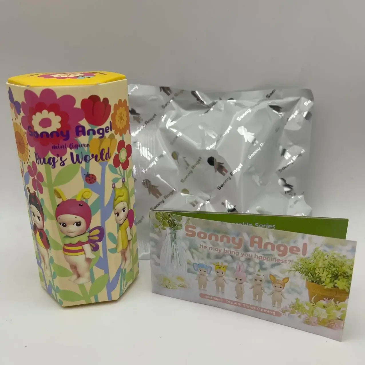 6PCS Sonny Angel Blind Box Mini Figure Bug’S World Limited Series Anime Figures Cute Dolls for Children Christmas Birthday Gift