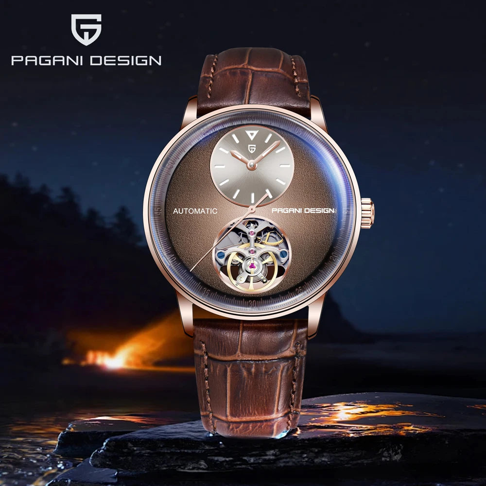 2025 New PAGANI DESIGN Men's Luminous Watch Luxury Tourbillon Mechanical Watches Automatic Sport Shock Resistant Wristwatch Gift