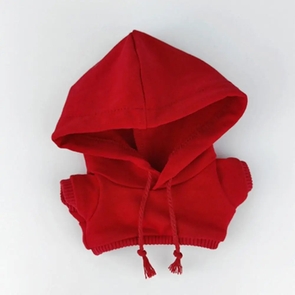 Handmade Fashion Clothes Hoodies For 10/15cm/20cm Cotton Dolls Sweatshirt Outfits For 1/12 BJD Dolls Top For 1/11 1/12 OB11