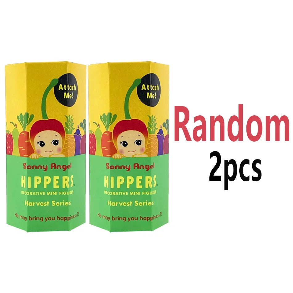 Sonny Angel Blind Box 20th Anniversary Hippers Back Dreaming Fruit Vegetable Series Figure Doll Keychain Christmas Gift