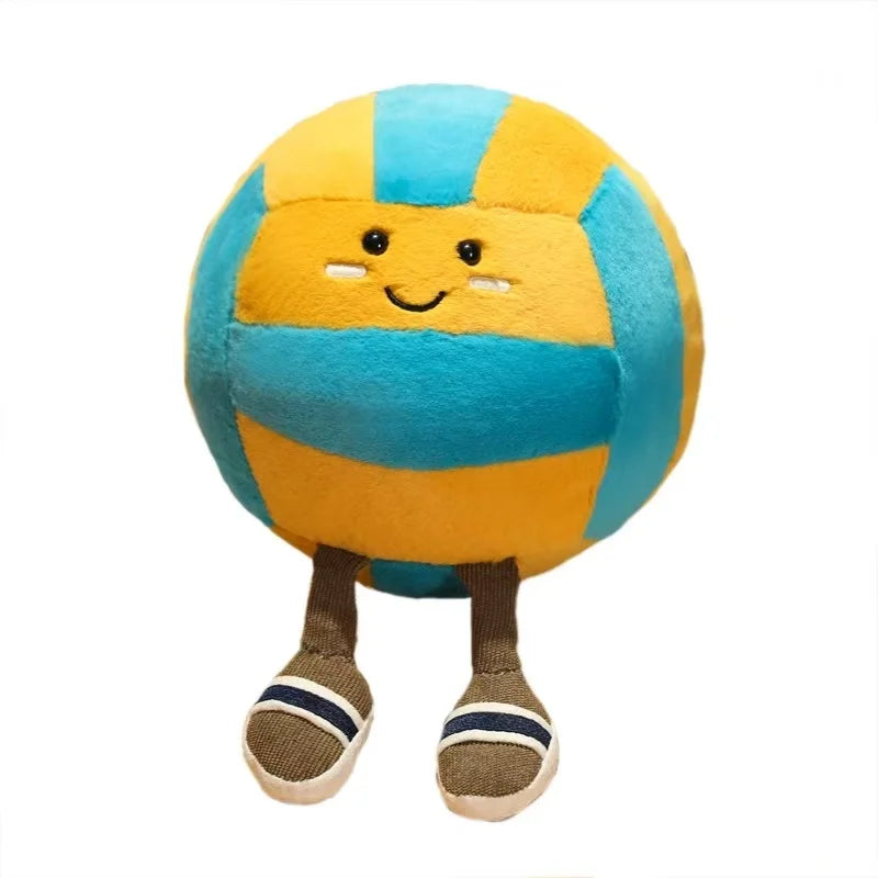 Jellycat New Volleyball Doll Plush Toy Handmade Doll Cartoon Anime Cute Pillow Cushion Home Children's Birthday Gift Doll